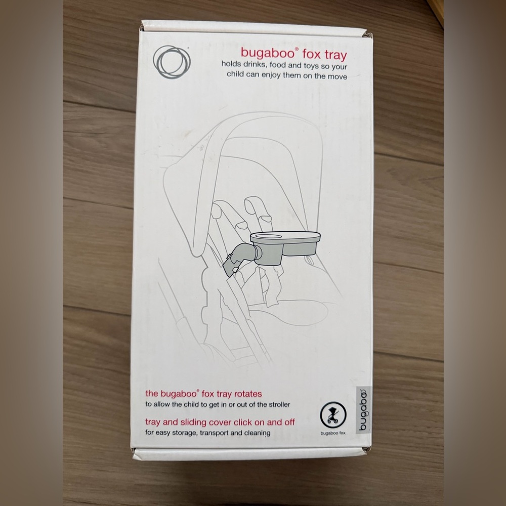 bugaboo Fox Stroller Snack Tray in Gray